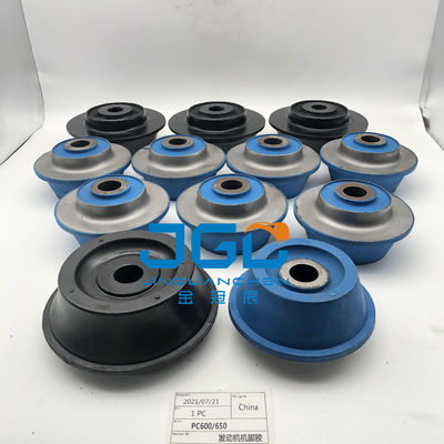 Multiple Karet Mounts Mesin Excavator Bagian Mesin bantal Untuk PC600 650