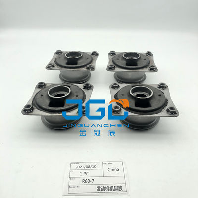 Bagian Mesin Mounting karet R60-7 Excavator Mount Mesin bantal karet