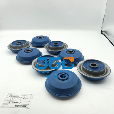 Mesin Excavator SK 330-8 350-8 Mounting Rubber Cushion 6D102 Mesin Mount Rubber