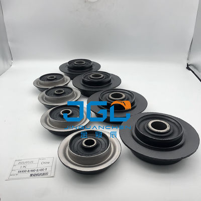 Jual Hot Motor Mounting Mesin Sistem Bagian Mounting Karet bantal kaki Bumper Untuk SK450-8,460-8,480-8 Bagian Excavator