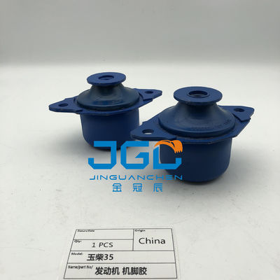 Kualitas tinggi YC35 Excavator Mesin Mount Ukuran 14mm Mesin Mount Karet
