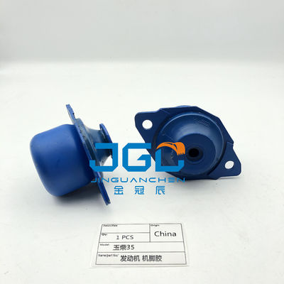 Kualitas tinggi YC35 Excavator Mesin Mount Ukuran 14mm Mesin Mount Karet