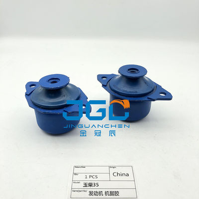Kualitas tinggi YC35 Excavator Mesin Mount Ukuran 14mm Mesin Mount Karet