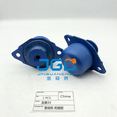 Kualitas tinggi YC35 Excavator Mesin Mount Ukuran 14mm Mesin Mount Karet