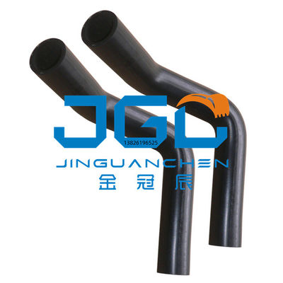 YN05PO1046P1 Bagian karet pengganti untuk SK200-6 Excavator Upper Middle Drain Pipe Water Hose