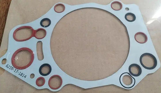 6210-17-1813 6210-17-1814 Mesin Diesel Cylinder Head Gasket Untuk 6D140
