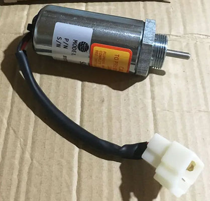 Bagian Elektronik Excavator Stop Solenoid Switch SK75 897209-1152 4LE1 EX55 897329-5680 12V 24V