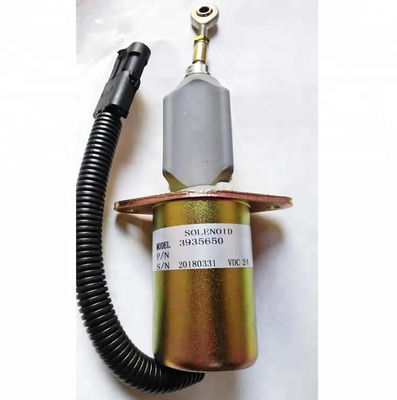 6CT 12V 24V Bagian mesin Stop Solenoid Fuel Shutdown Solenoid 3935650