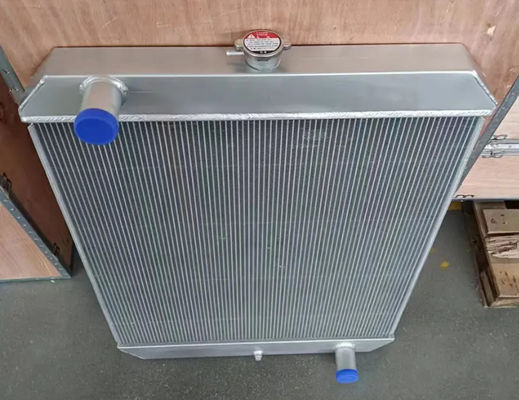 SY135-8 Excavator Tangki Air Radiator Aluminium Material Pabrik Penjualan