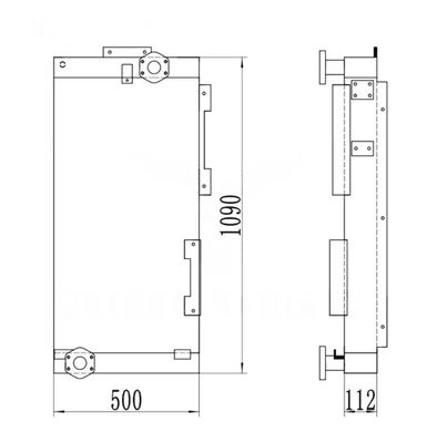 R210LC-9 R210NLC-9 R250LC-9 R210W-9 R215-9 Pendingin Minyak 11Q6-40640 Untuk Excavator