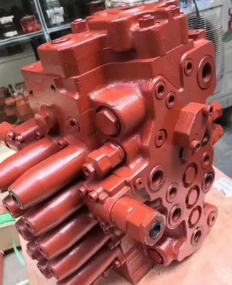 Ventil distribusi kontrol utama hidrolik asli untuk bagian excavator cocok untuk KYB13 YC135 SH120SWE150