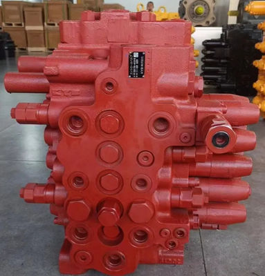 Ventil distribusi kontrol utama hidrolik asli untuk bagian excavator cocok untuk KYB13 YC135 SH120SWE150