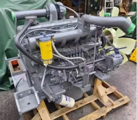Doosan De12t Diesel Engine Assembly De12tis Excavator Engine Parts untuk Mesin Teknik