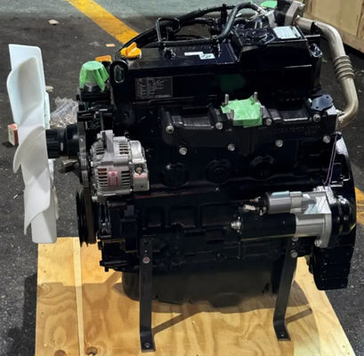 Yanmar 4TNV98 Vertikal Silinder Mesin Diesel Dingin Air Empat Tak