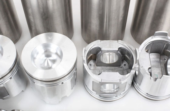 106mm Bor Alfin Piston Dengan Pin Dan Snap Rings Mesin Liner Kit Untuk 4TNE106 Silinder 123900-22080