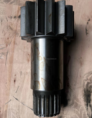 E320GC Excavator Swing Motor Gear Shaft Mesin Konstruksi suku cadang dengan bantalan berputar dan fitur berputar