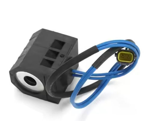 Kumparan Katup Solenoid Putar untuk Aksesori Excavator DH150 DH220 DH225 DH300-5-7 24V 52.3mm 13mm