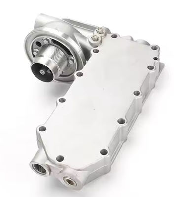 Suku Cadang Mesin Diesel Excavator PC300-7 6D114 Kepala Filter Oli Pelumas Dudukan Pendingin Oli Penutup Radiator 3934159