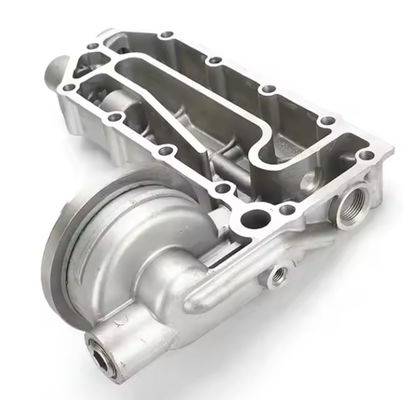 Suku Cadang Mesin Diesel Excavator PC300-7 6D114 Kepala Filter Oli Pelumas Dudukan Pendingin Oli Penutup Radiator 3934159