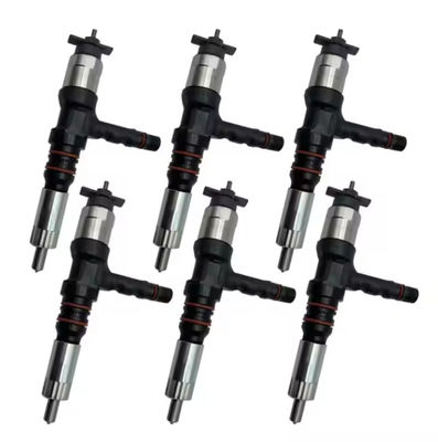 Injektor bahan bakar 095000-6140 6261-11-3200 Untuk Excavator PC600 PC800-8 6D140 Mesin