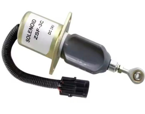 24V Off Solenoid 3931196 SA-3665-24 ZSF-3C Untuk 6CT 8.3 Excavator