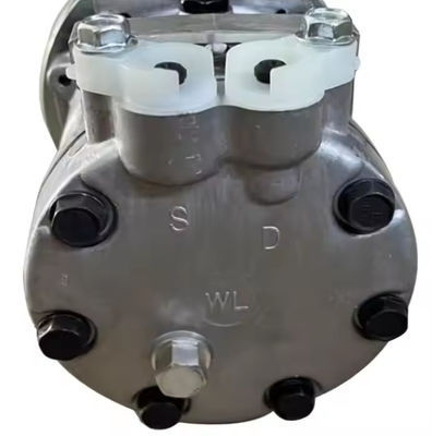 Kompresor AC YX91V00002F2 Untuk Excavator SK135SR SK200SR SD7H13 Mesin 24V