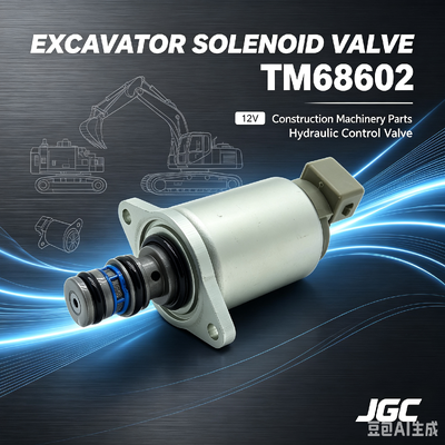 Bagian Mesin Penggalian Konstruksi TM68602 12V Solenoid Valve