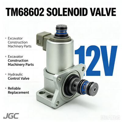 Bagian Mesin Penggalian Konstruksi TM68602 12V Solenoid Valve
