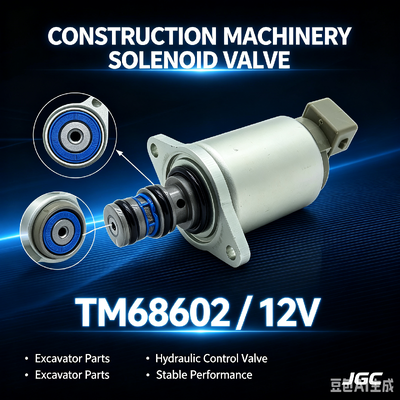 Bagian Mesin Penggalian Konstruksi TM68602 12V Solenoid Valve