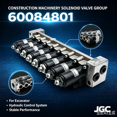 60084801 Grup Katup Solenoid Cocok untuk Excavator apa pun