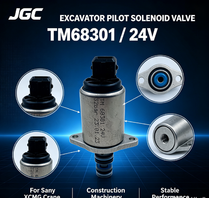 STAR ZEBRA TM68301 Bagian Excavator New Thomas Pilot Proporsional Solenoid Valve untuk Sany XCMG Crane 24V untuk Industri Ritel