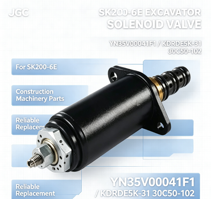 Katup Solenoid Excavator SK200-6E YN35V00041F1 KDRDE5K-31 30C50-102