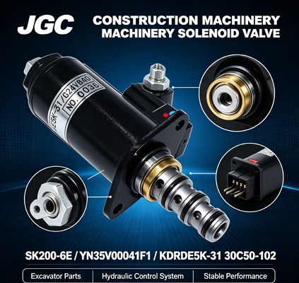 Katup Solenoid Excavator SK200-6E YN35V00041F1 KDRDE5K-31 30C50-102