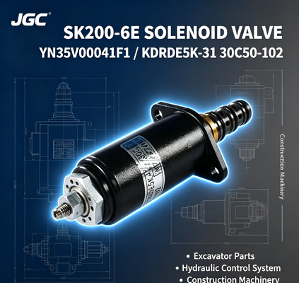 Katup Solenoid Excavator SK200-6E YN35V00041F1 KDRDE5K-31 30C50-102