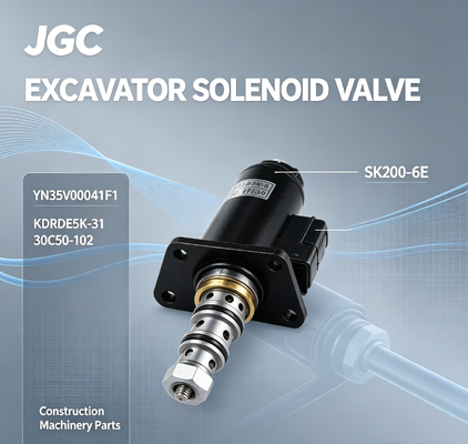 Katup Solenoid Excavator SK200-6E YN35V00041F1 KDRDE5K-31 30C50-102