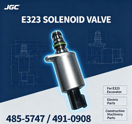 Suku Cadang Excavator Belparts Suku Cadang Elektrik E323 Katup Solenoid 485-5747 491-0908