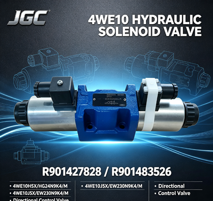 4WE10 Series R901427828 4WE10H5X/HG24N9K4/M R901483526 4WE10J5X/EW230N9K4/M Katup Arah Solenoid Hidrolik