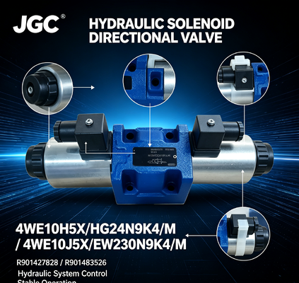 4WE10 Series R901427828 4WE10H5X/HG24N9K4/M R901483526 4WE10J5X/EW230N9K4/M Katup Arah Solenoid Hidrolik