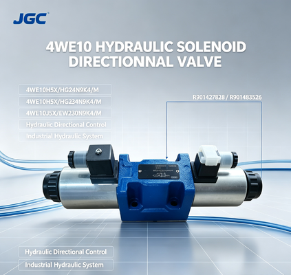 4WE10 Series R901427828 4WE10H5X/HG24N9K4/M R901483526 4WE10J5X/EW230N9K4/M Katup Arah Solenoid Hidrolik