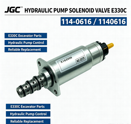 E330C   Suku Cadang Excavator Katup Solenoid Katup Solenoid Pompa Hidrolik 114-0616 1140616