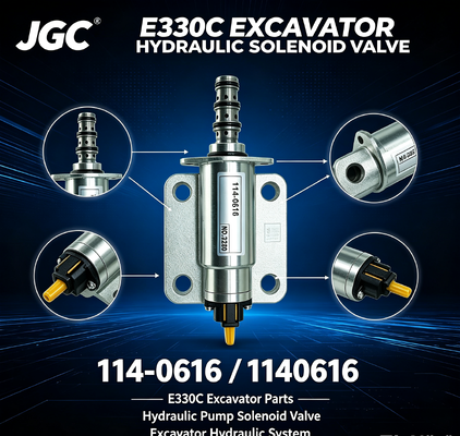 E330C   Suku Cadang Excavator Katup Solenoid Katup Solenoid Pompa Hidrolik 114-0616 1140616