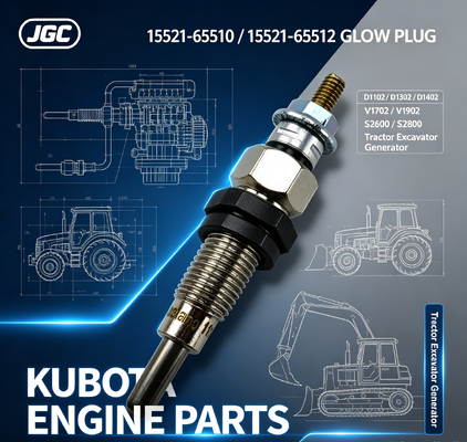 Busi 15521-65510 15521-65512 untuk Suku Cadang Mesin Generator Traktor Ekskavator Kubota D1102 D1302 D1402 V1702 V1902 S2600 S2800