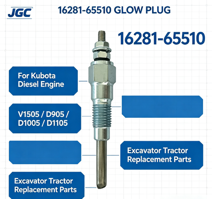 16281-65510 Busi untuk Mesin Diesel Kubota V1505 D905 D1005 D1105 Excavator Traktor Suku Cadang Pengganti