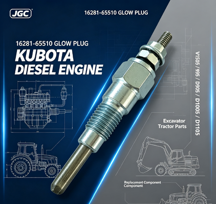 16281-65510 Busi untuk Mesin Diesel Kubota V1505 D905 D1005 D1105 Excavator Traktor Suku Cadang Pengganti
