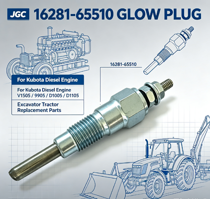 16281-65510 Busi untuk Mesin Diesel Kubota V1505 D905 D1005 D1105 Excavator Traktor Suku Cadang Pengganti