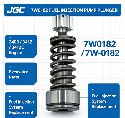 7W-0182  Suku Cadang Excavator Baru Pompa Injeksi Bahan Bakar Plunger Cocok untuk Mesin Excavator 3408 3412 3412C