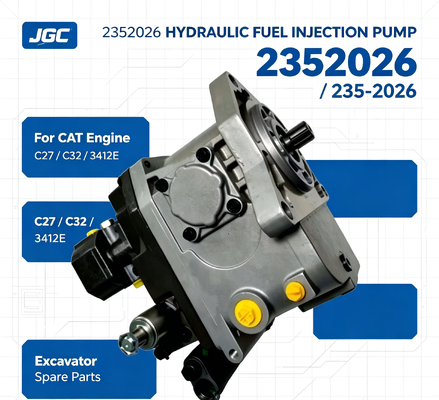 Suku Cadang Excavator 235-2026 Pompa Injeksi Bahan Bakar Hidraulik untuk Mesin CAT Caterpillar C27 C32 3412E