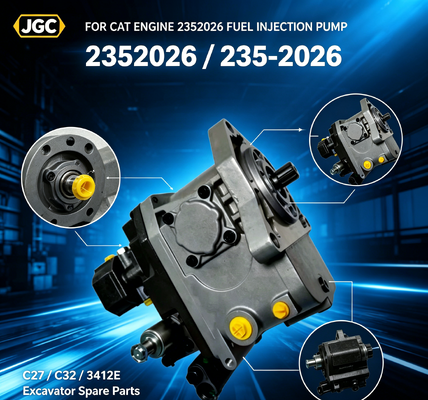 Suku Cadang Excavator 235-2026 Pompa Injeksi Bahan Bakar Hidraulik untuk Mesin CAT Caterpillar C27 C32 3412E