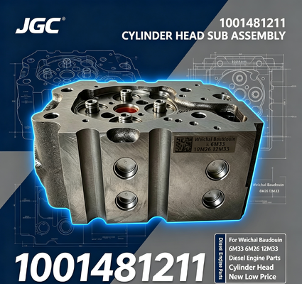 1001481211 Baru Harga Murah Kepala Silinder Sub Assembly Kepala silinder untuk Weichai Baudouin 6M33 6M26 12M33 Mesin Diesel