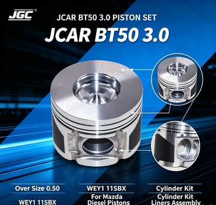 JCAR BT50 3.0 Over Size 0.50 WEY1 11SBX Set Piston Kit Liner Silinder Mazda Diesel Piston Set Mesin